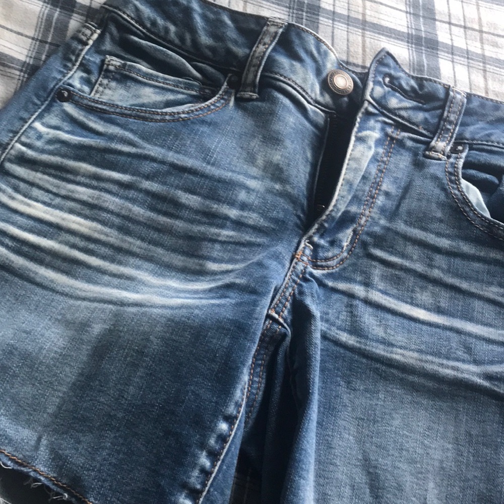 American eagle jean shorts